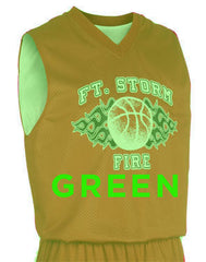 Youth Fadeaway Reversible Basketball Jersey (colors as line item)